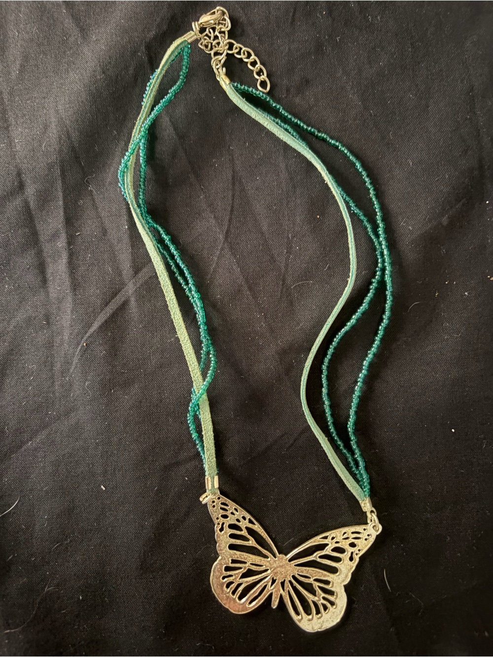 🦋 Y2K FAIRYCORE GREEN JEWELRY LOT 🍃✨ - Picture 10 of 16